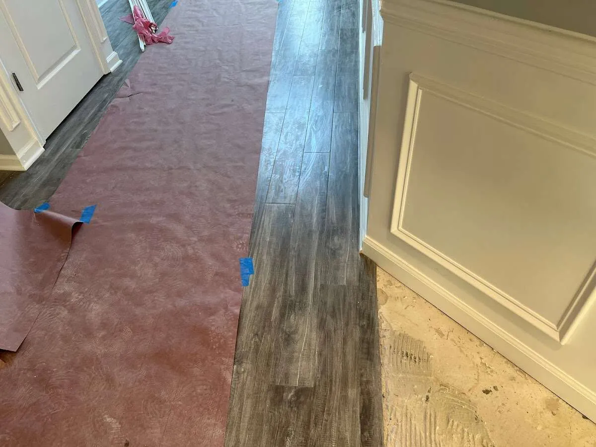 Completed marble shower restoration in Telford